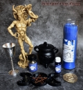 Hexenshop Dark Phönix Magic of Brighid Ritual Glaskerzen Set Schnelles Glück
